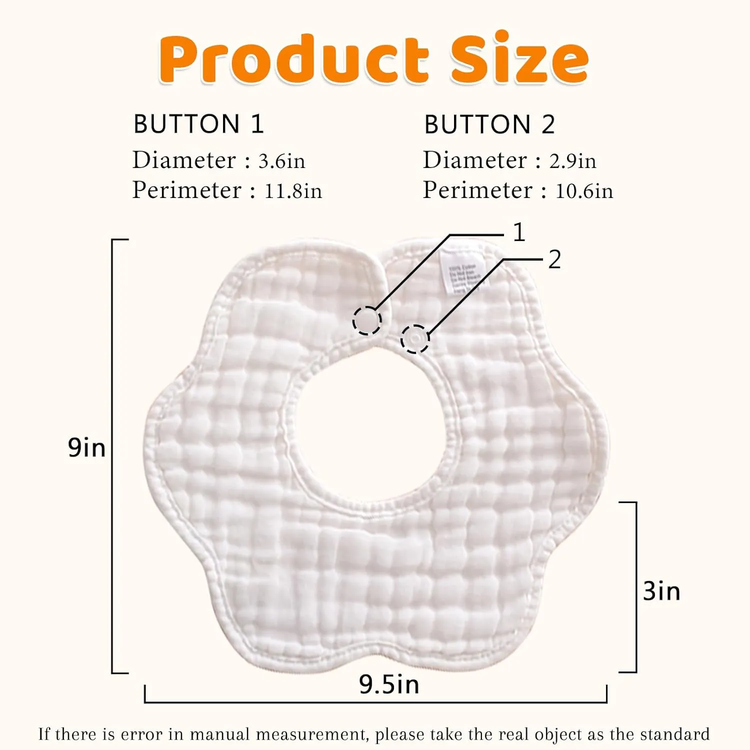 Baby Bibs Muslin Drool Teething Drooling Bibs for Baby Girl Boy Muslin Cotton