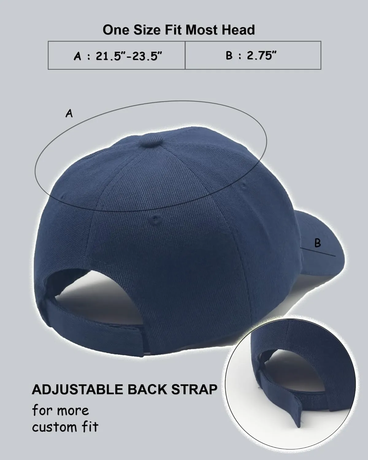 Utmost Structured Baseball Cap with Adjustable Closure - Performance Hat for Outdoor Activities and Custom Embroidery