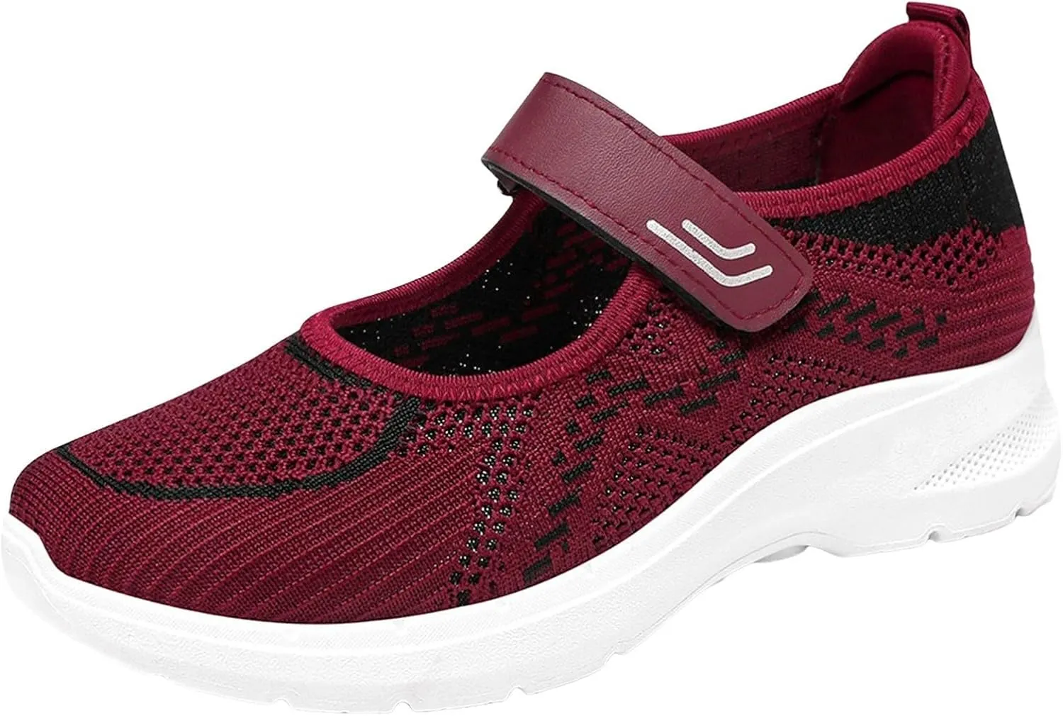Womens Lightweight Walking Shoes Mesh Breathable Slip On Mary Jane Sneaker Casual Soft Casual Toddler Shoes Girls